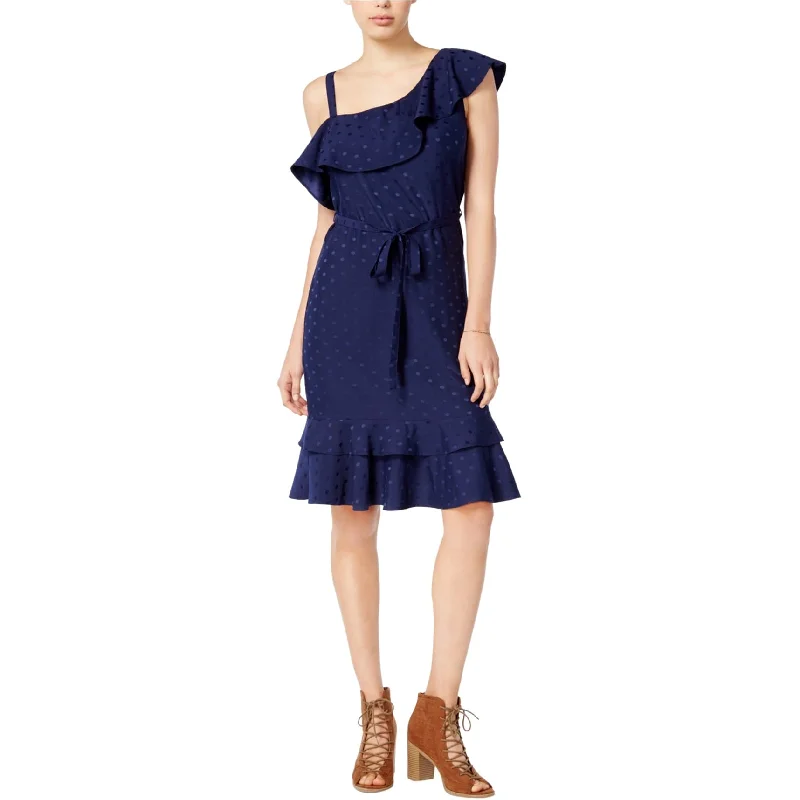 casual day dressMaison Jules Womens One Shoulder Cocktail A-Line Dress