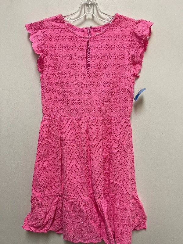 silk dressDress Casual Midi By Vineyard Vines In Pink, Size: S