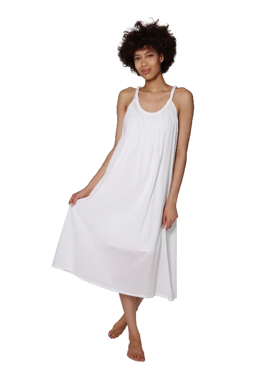 elegant maxi dress100% Cotton Braided Tank Dress