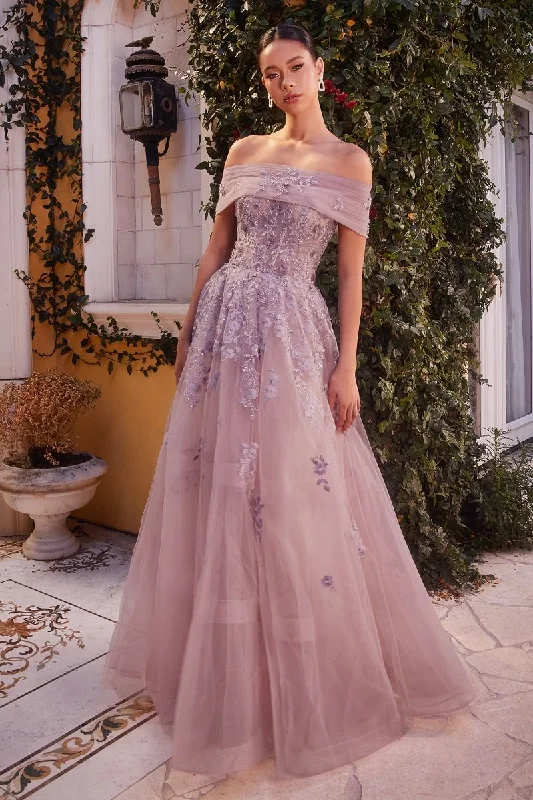 elegant evening dressANDREA AND LEO A1348 DRESS