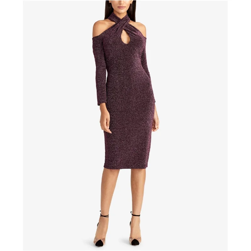 casual dressRachel Roy Womens Metallic Bodycon Cocktail Dress, Purple, X-Large