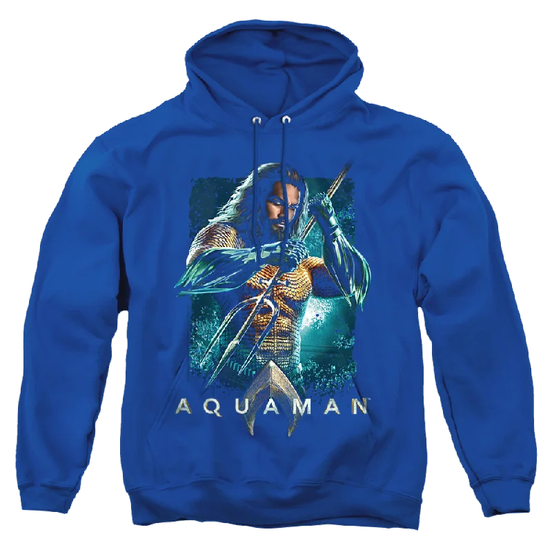 fashion casual hoodieAquaman Movie Trident - Pullover Hoodie