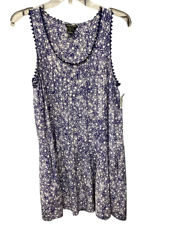 draped dressDress Casual Midi By Club Monaco In Blue & White, Size: 6