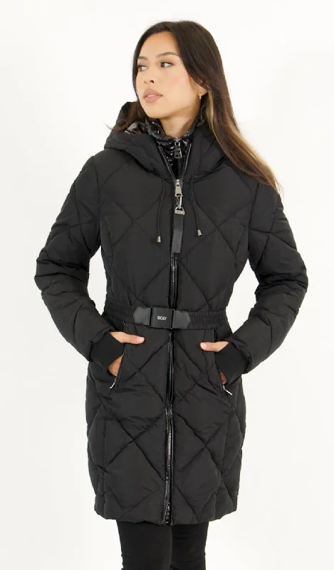 stylish lightweight coatSHELLY | Black