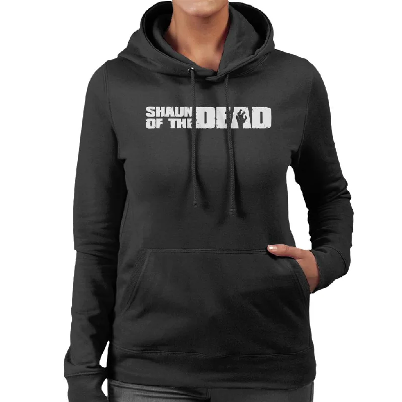 relaxed fit hoodieShaun of the Dead Logo Women's Hooded Sweatshirt