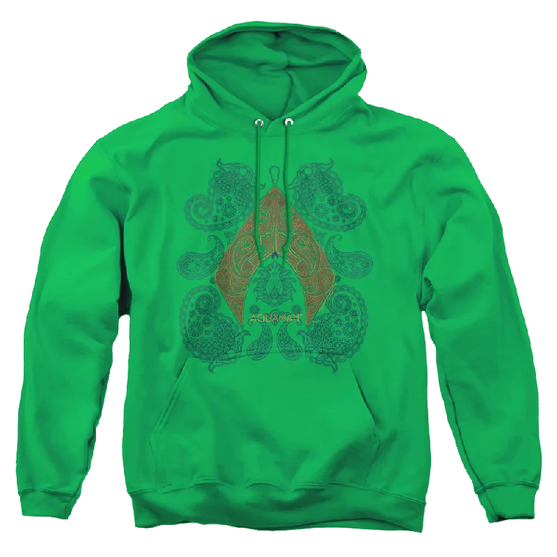 lightweight hooded sweatshirtAquaman Movie Aqua Paisley - Pullover Hoodie