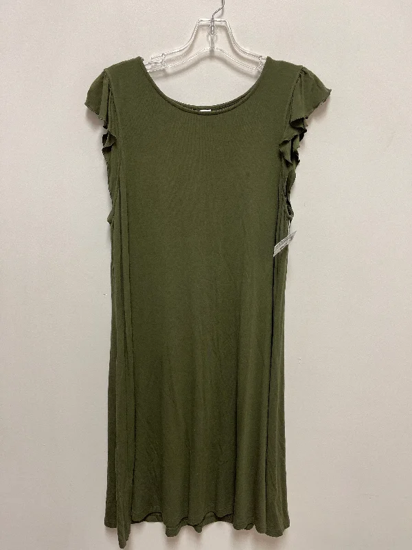 long-sleeve floral dressDress Casual Short By Old Navy In Green, Size: L