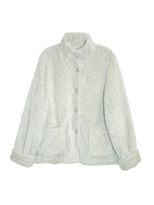 structured dressFleece Plus Size Bed Jacket