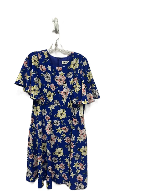 t-shirt dressDress Casual Midi By Eliza J In Blue, Size: L