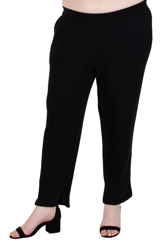 v-neck dressPlus Size Comfort Luxe Collection Split Pants