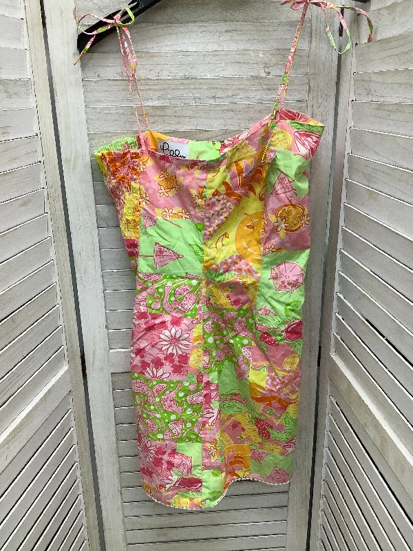 ruffle dressDress Casual Short By Lilly Pulitzer In Multi-colored, Size: 2