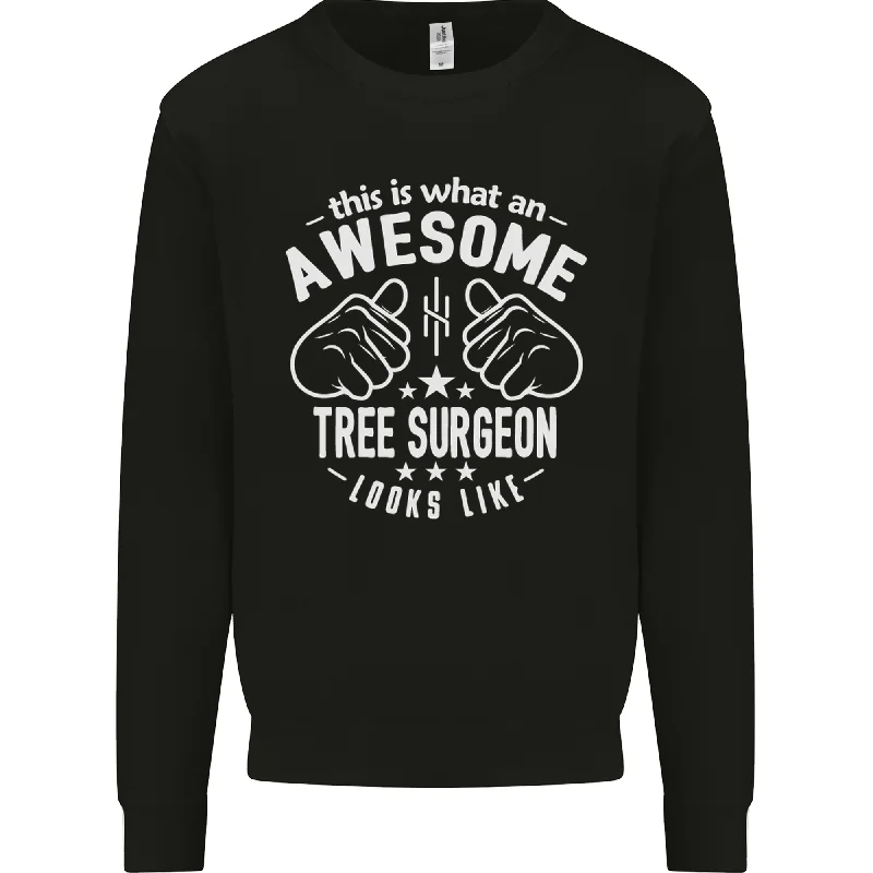 chic fitness hoodieAn Awesome Tree Surgeon Looks Like Mens Sweatshirt Jumper