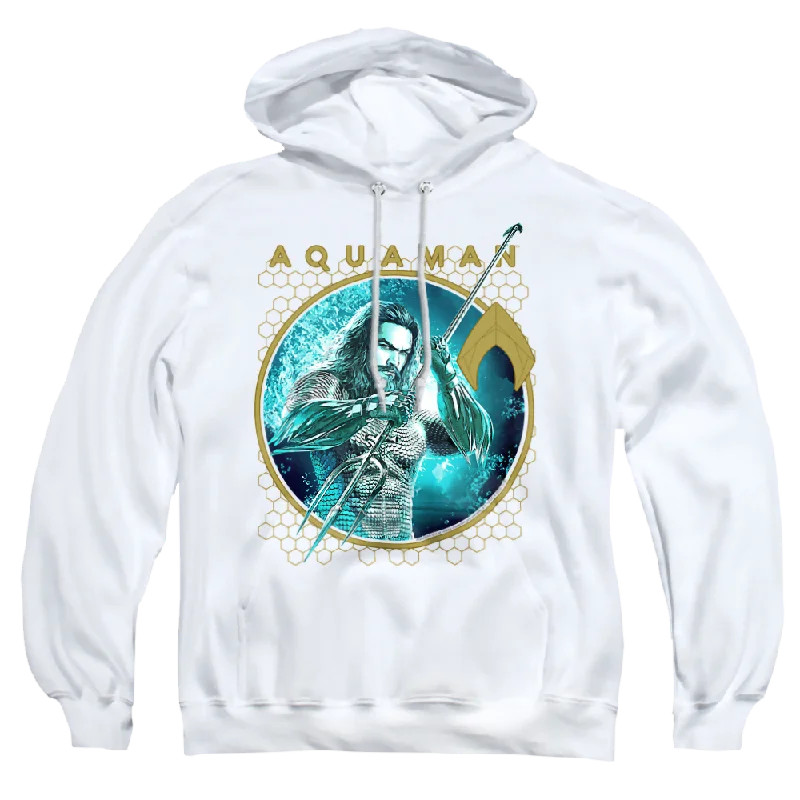 fleece-lined hoodieAquaman Movie Trident Of Neptune - Pullover Hoodie