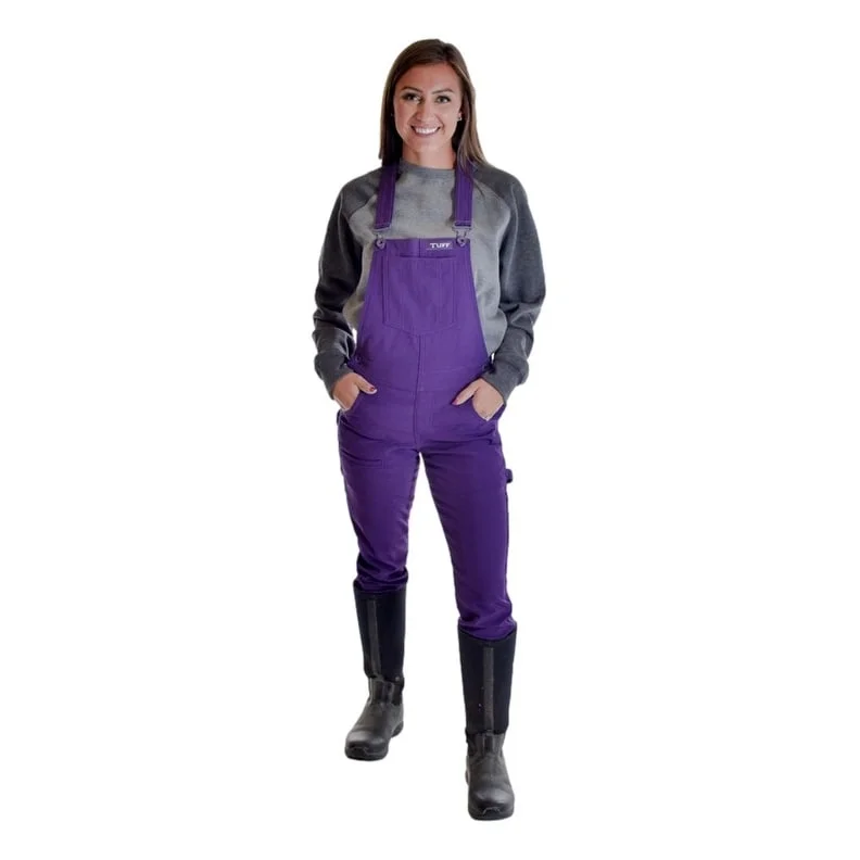 tiered dressCowgirl Tuff Western Overalls Womens Tuck Button Purple WHBIBP