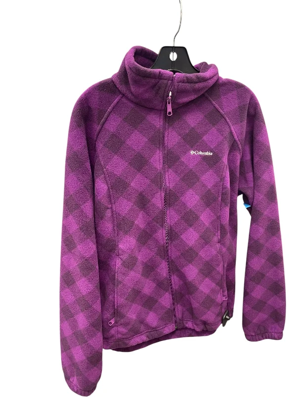 stylish raincoatJacket Fleece By Columbia In Purple, Size: Xl