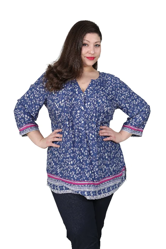 knit dressPlus Size Rayon Print Tunic