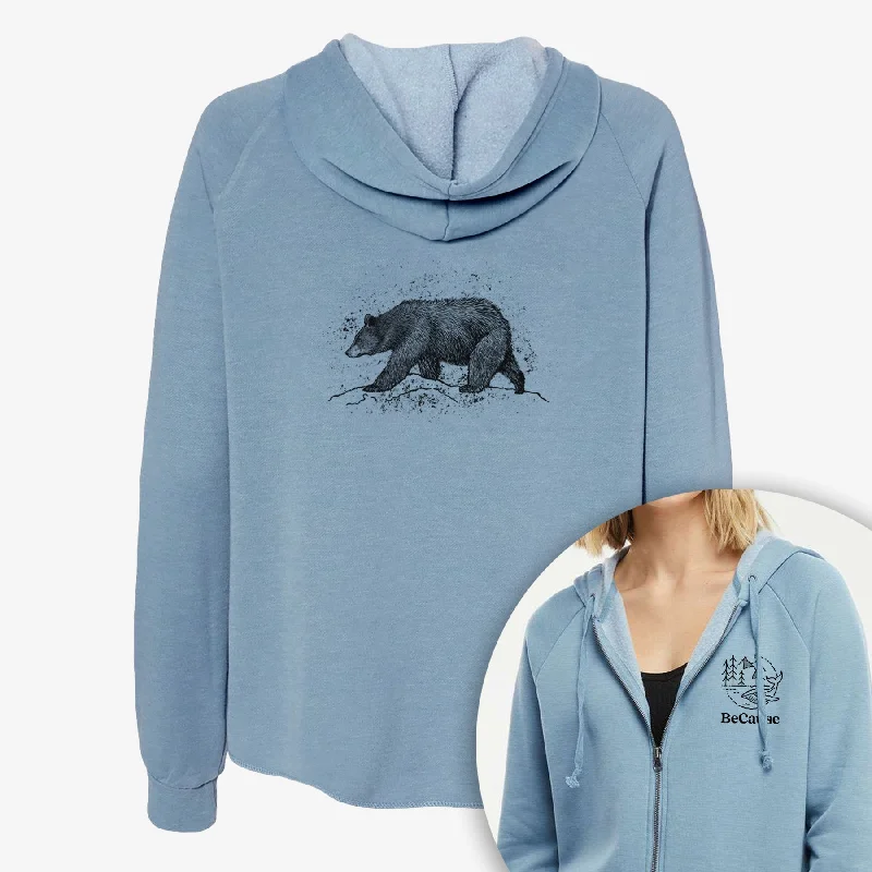 classic gym sweatshirtBlack Bear - Women's Cali Wave Zip-Up Sweatshirt