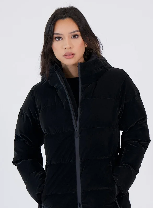 classic zip-up coatRIVER | Soft Black