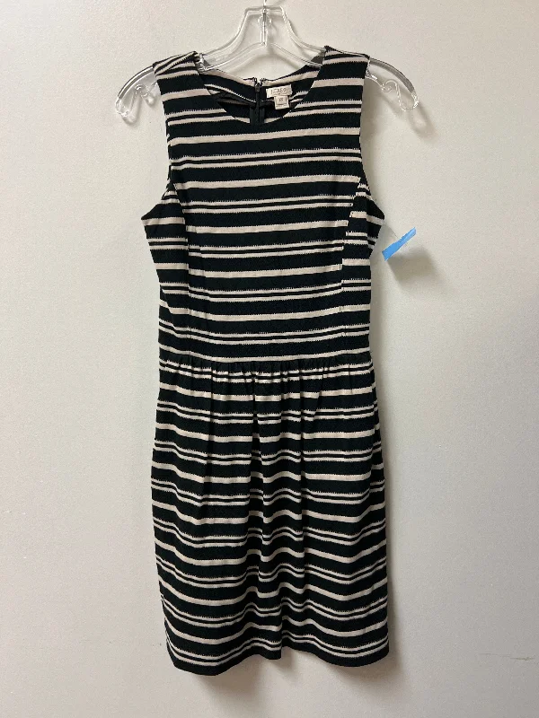 denim dressDress Casual Short By J. Crew In Black & Cream, Size: Xs