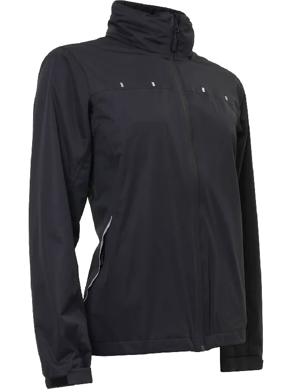 Women Swinley Rain Jacket In Black