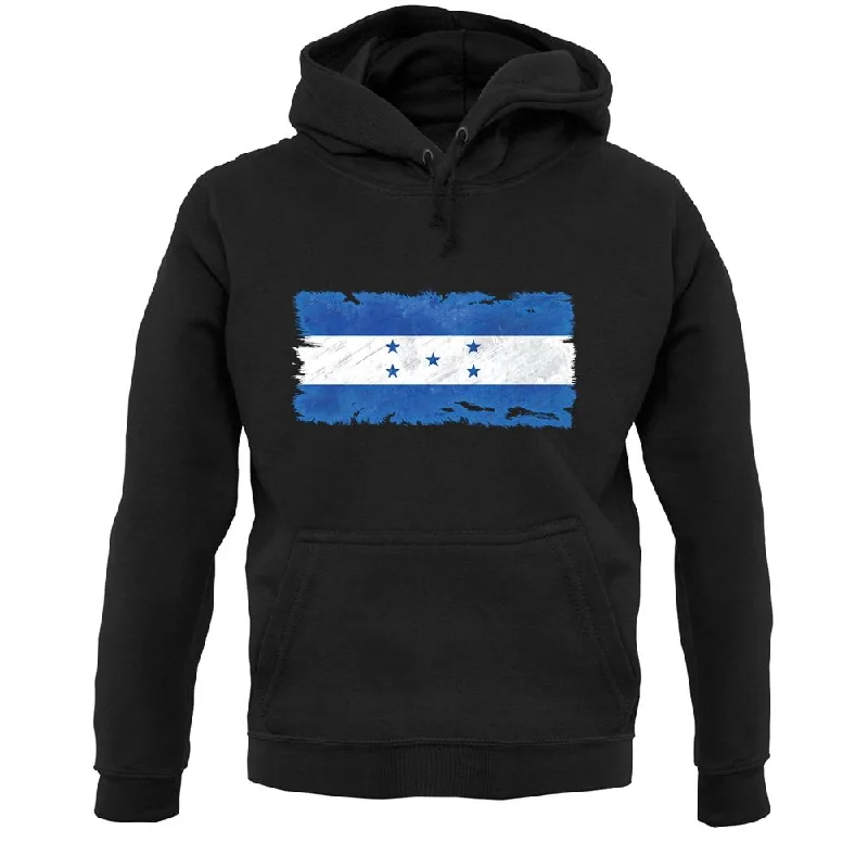 sleek hoodieHonduras Grunge Style Flag Unisex Hoodie