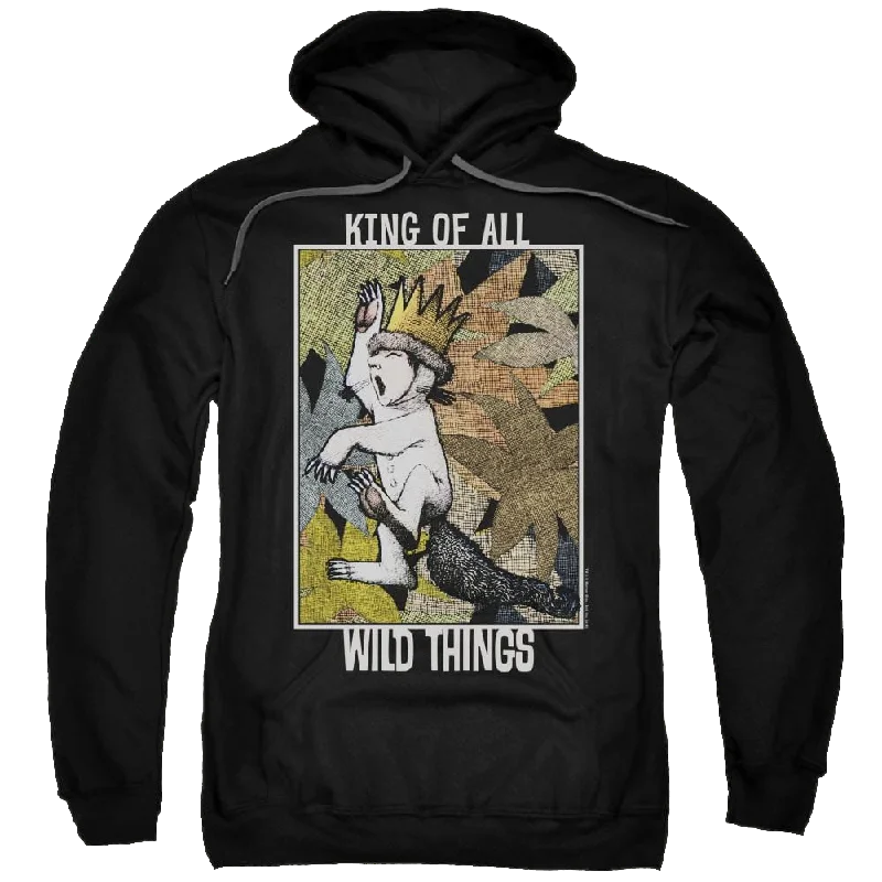 casual hoodie for fallWhere The Wild Things Are King Of All Wild Things Pullover Hoodie