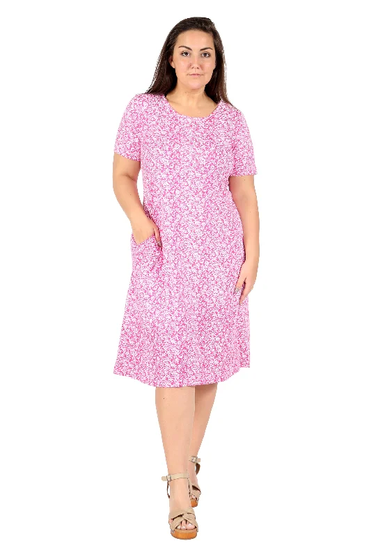 modern dressLa Cera Plus Size A-Line Knit Dress