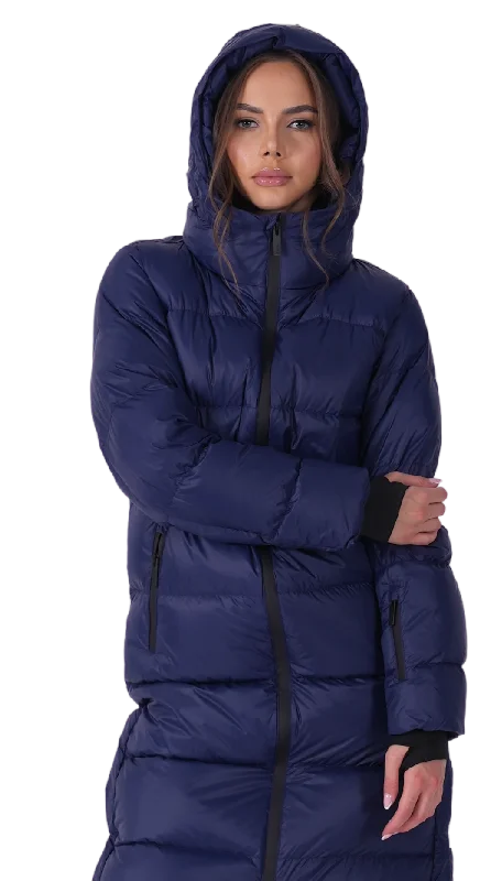 chic padded coatRIVER | Navy Mat