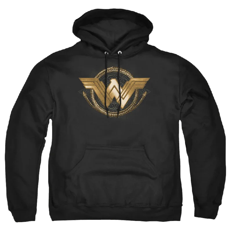 premium hoodieWonder Woman Lasso Logo Pullover Hoodie