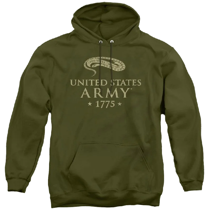 trendy zip-up hoodieU.S. Army Well Defend - Pullover Hoodie