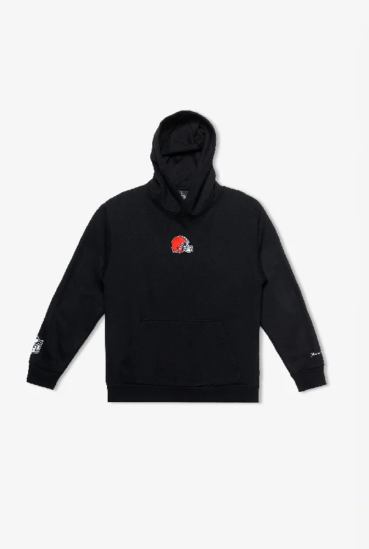 Cleveland Browns Logo Heavyweight Hoodie - Black