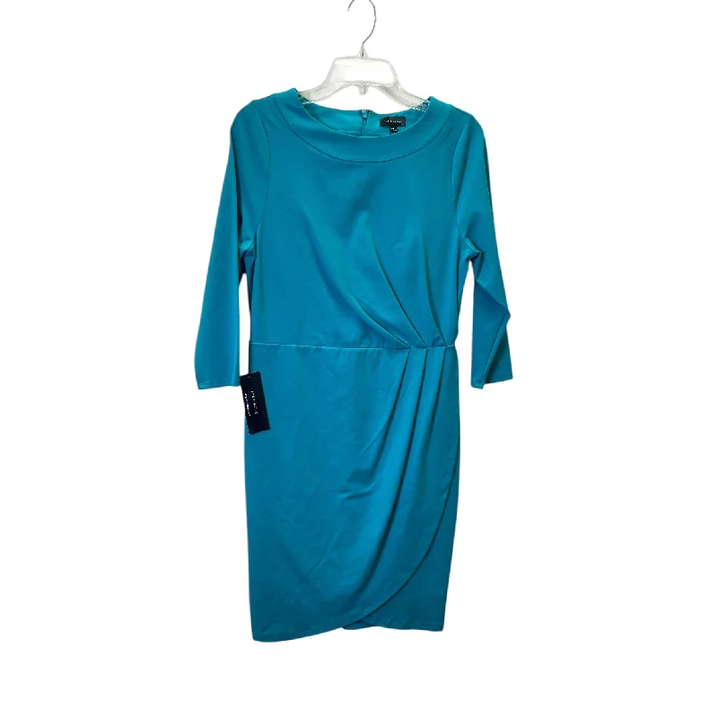 shift dressDress Casual Midi By Limited In Aqua, Size:8