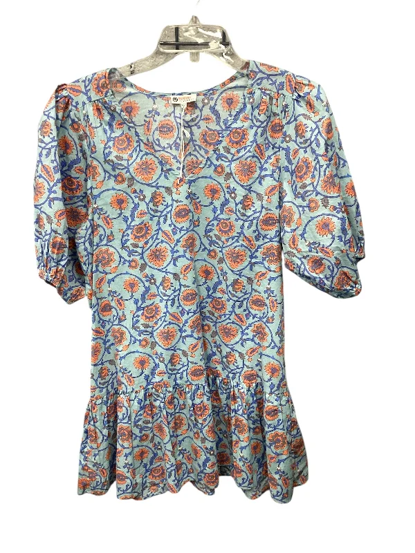 long-sleeve floral dressDress Casual Short By Sundry In Blue, Size: S