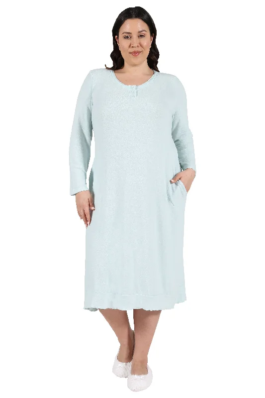 trendy mini dressThe Comfort Collection Plus Size Snap Gown