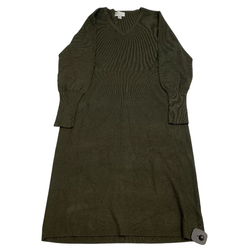 vintage dressDress Sweater By Whisper Knit By Louis Dellolio In Green, Size: M