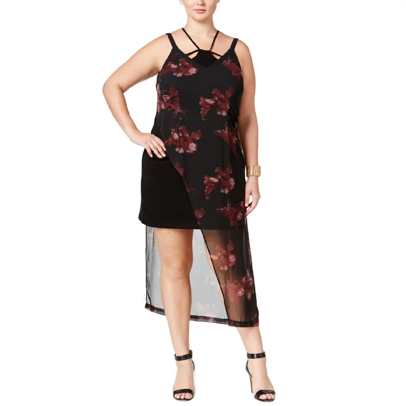 modern dressMblm Womens Asymmetric Floral Maxi Dress