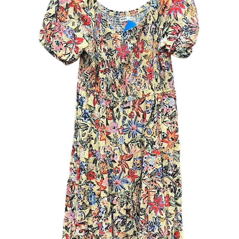 winter dressDress Casual Maxi By Sonoma In Yellow, Size: Xxl