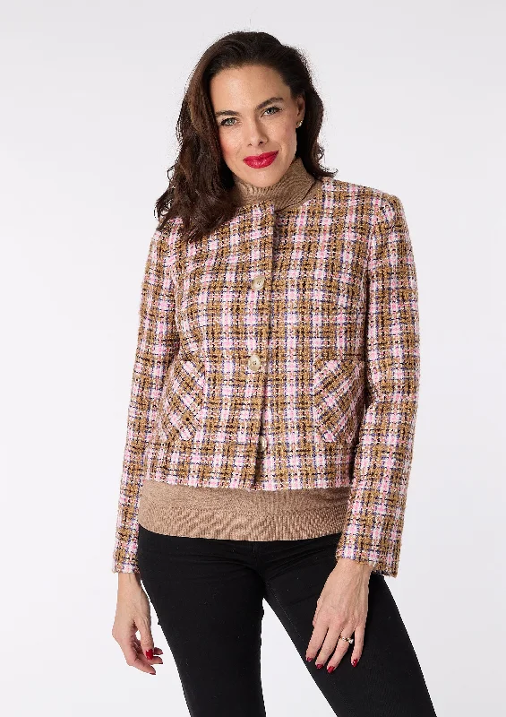 cozy fleece coatFreda Tweed Jacket - sizes XS, S, M, L