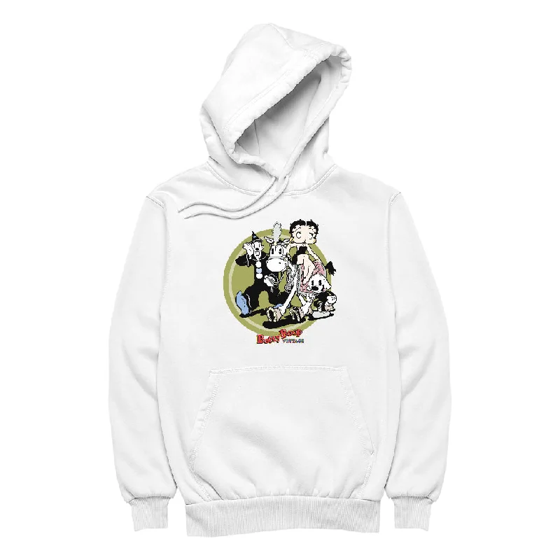 casual hoodie for menBetty Boop Vintage Circus Crew Women's Hooded Sweatshirt