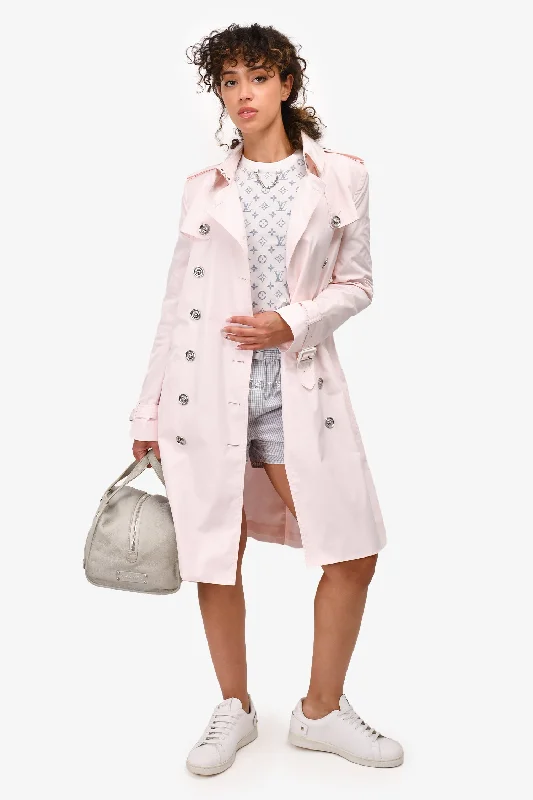 premium puffer coatBurberry Baby Pink Trench Coat Size 8 US