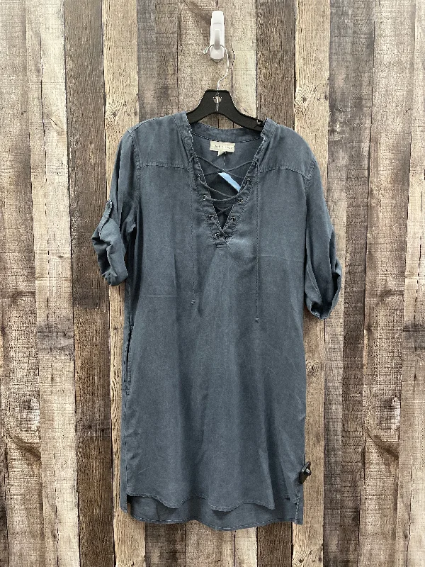 draped dressDress Casual Short By Cloth & Stone In Blue, Size: Xs