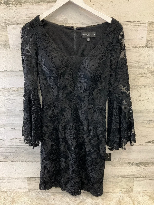 ruffle dressDress Party Midi By Betsy And Adam In Black, Size: S