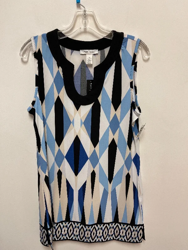 shift dressDress Casual Midi By White House Black Market In Blue & White, Size: M