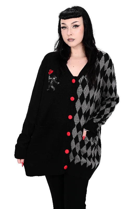 modern coatClown Cardigan