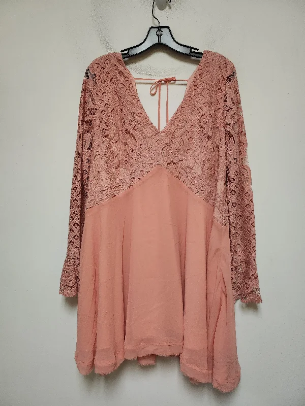 casual day dressDress Casual Short By Tularosa In Pink, Size: L